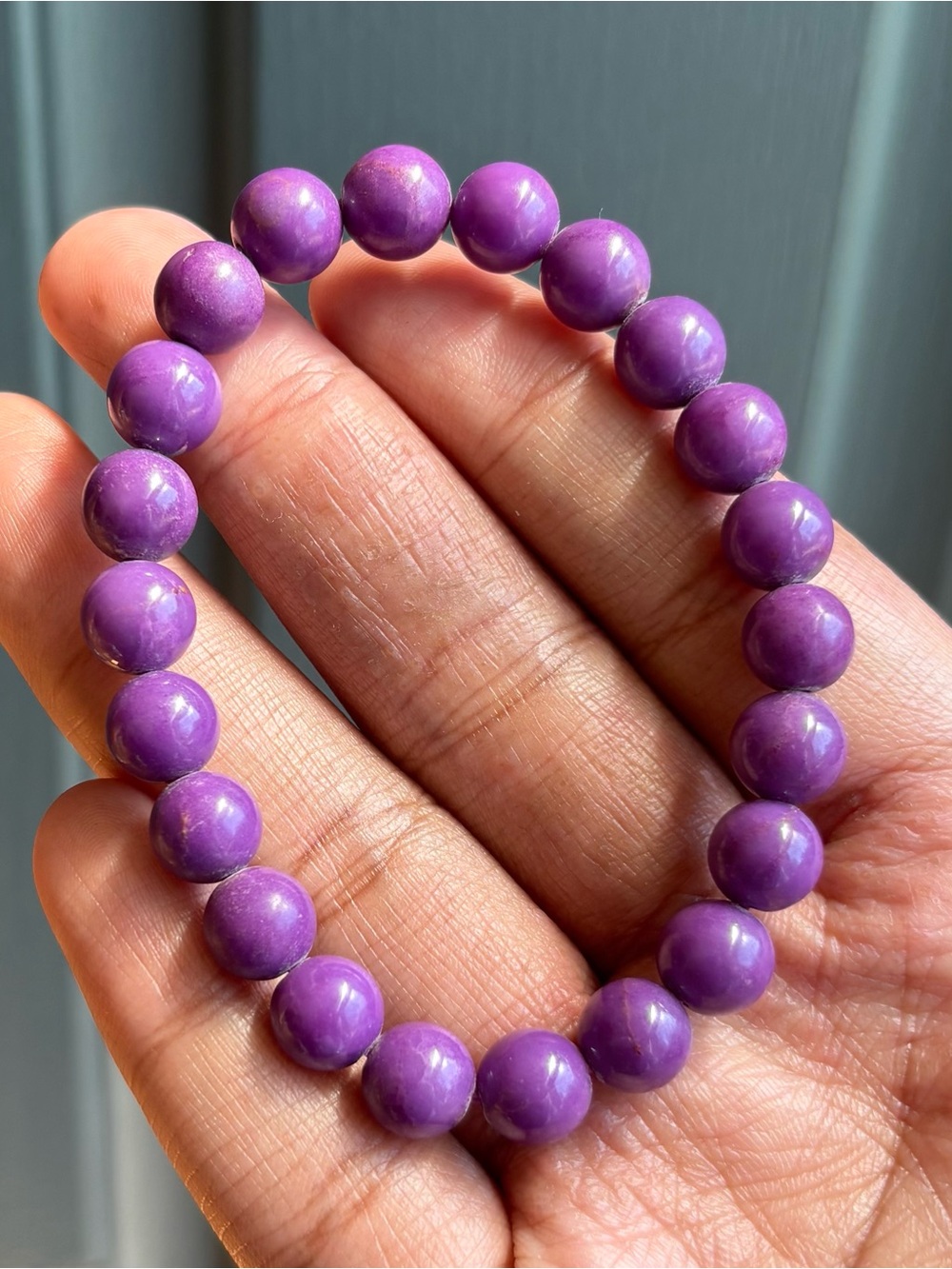 HQ Phosphosiderite Crystal Bracelet 9mm